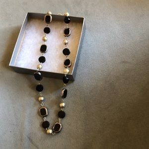 Black and Silver necklace